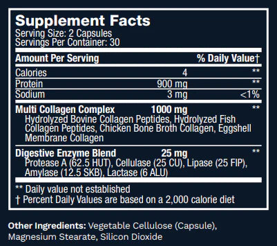 Multi Collagen Capsules 60 Veggie Caps
