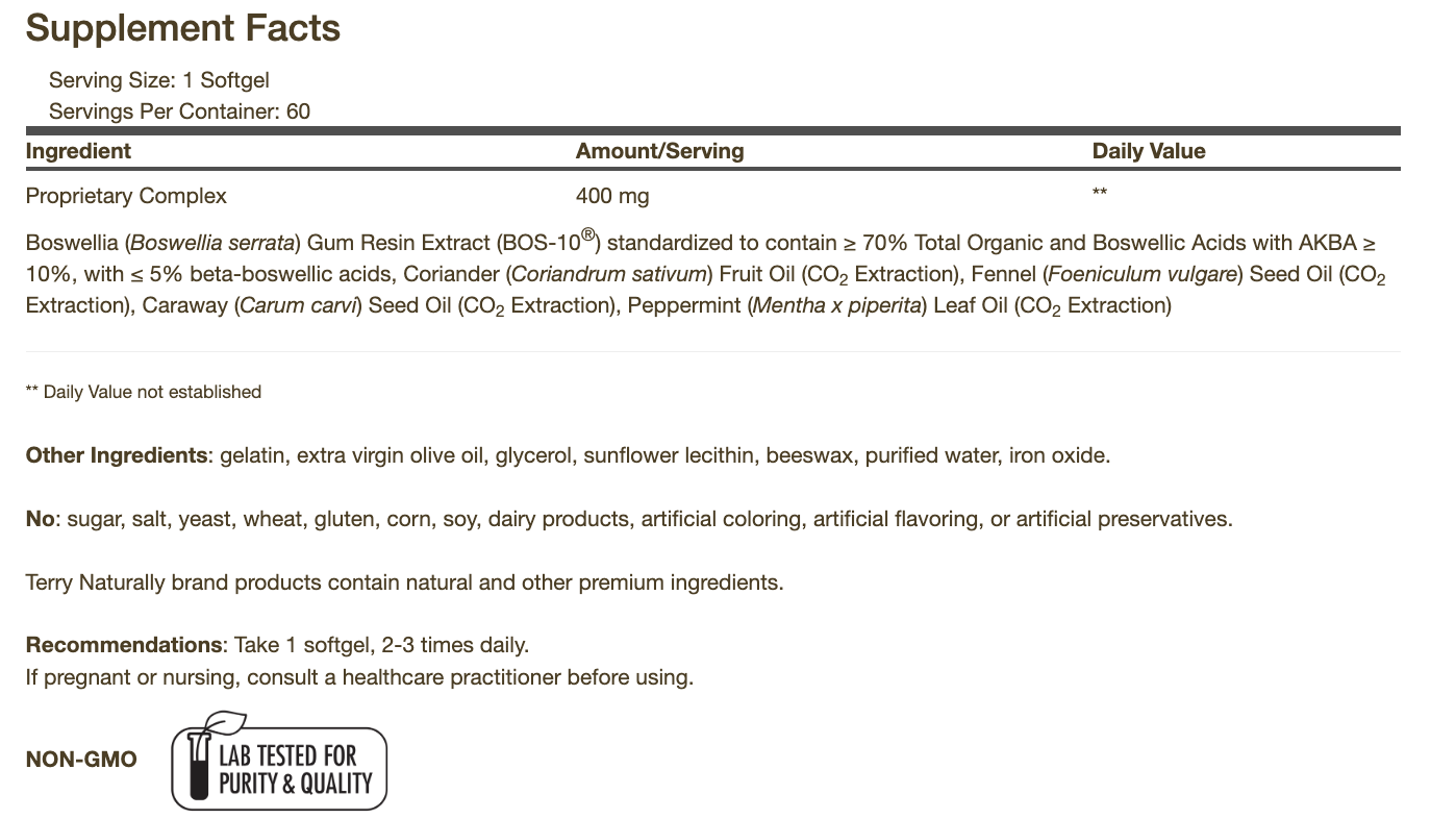 BosMed® Intestinal Bowel Support 60 Softgel