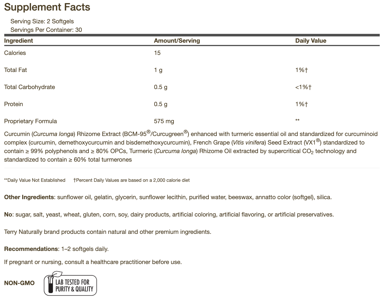 CuraMed® Plus Clinical OPC® 60 Softgels