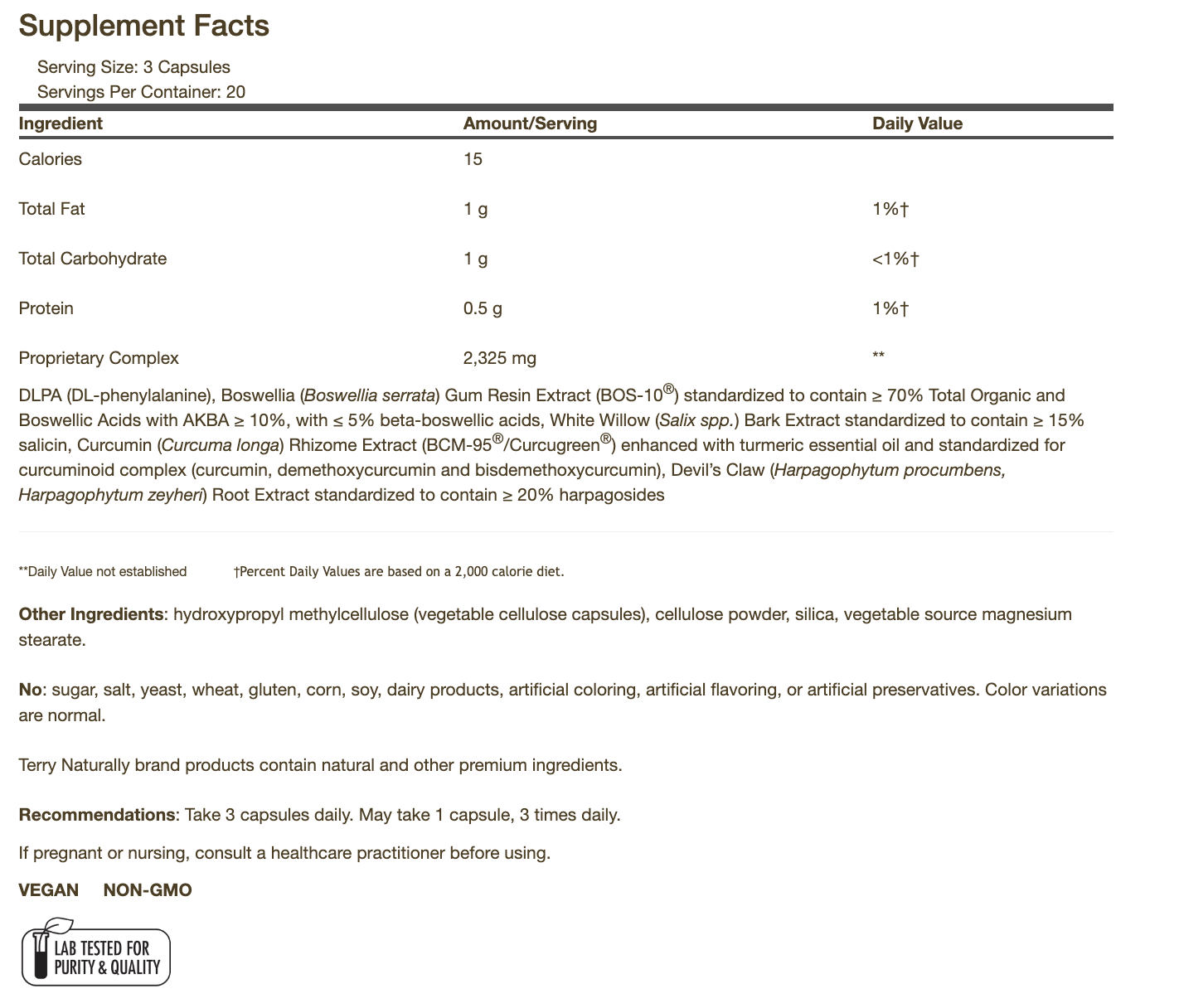 Curamin® Low Back Pain 60 capsules