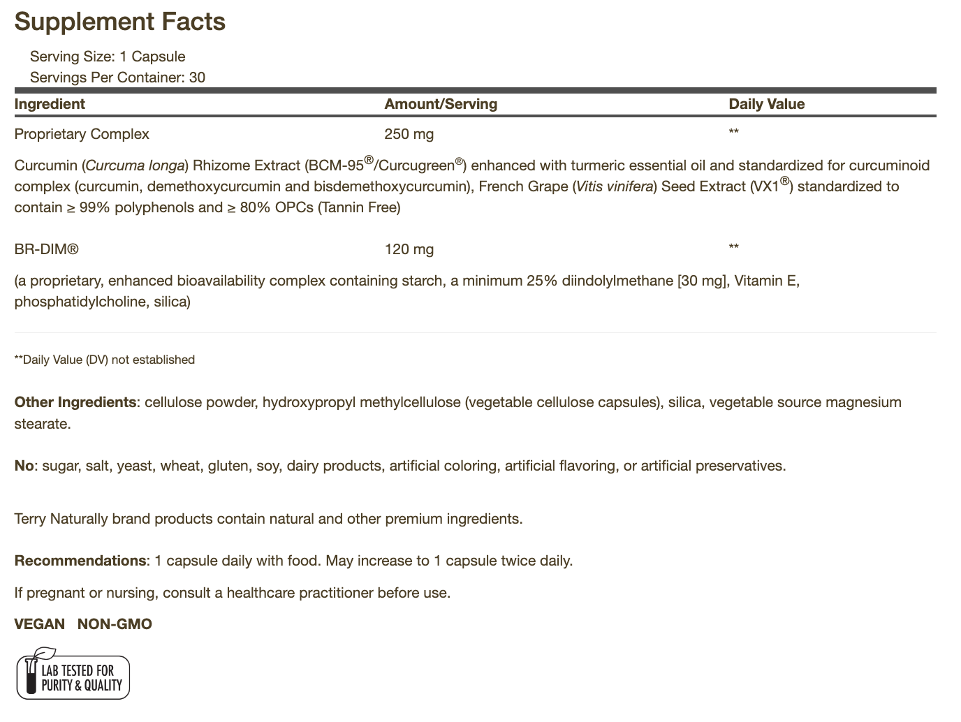 DIM Complex with BCM-95® Curcumin 30 capsules