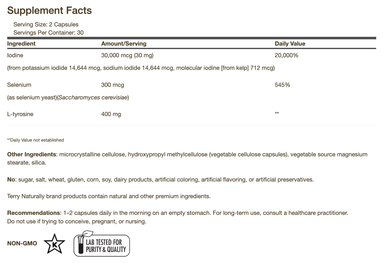 Thyroid Care™* Plus 60 Capsules