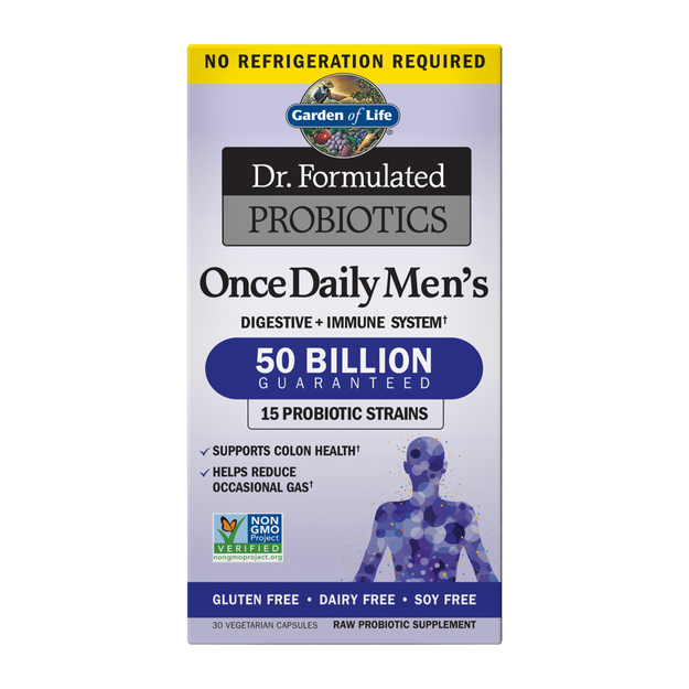 Dr. Formulated Probiotics Once Daily Men's Shelf-Stable - 30 Capsules