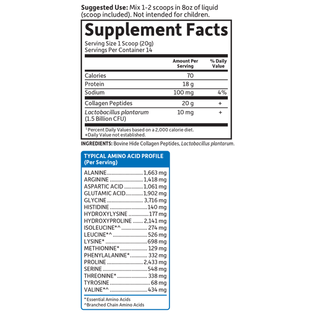 Grass Fed Collagen Peptides Powder
