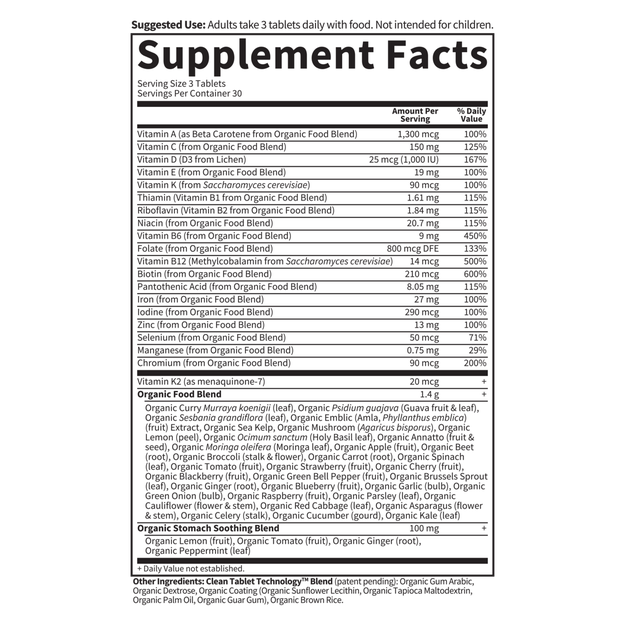 mykind Organics Prenatal Multi Tablets