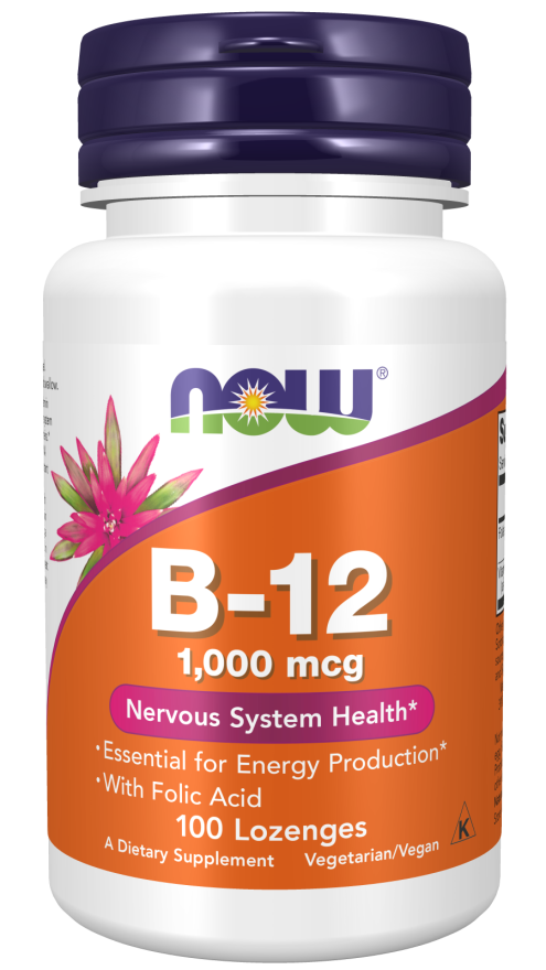 Vitamin B-12 1000 mcg- 100 Lozenges