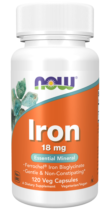 Iron 18 mg-120 Veg Capsules