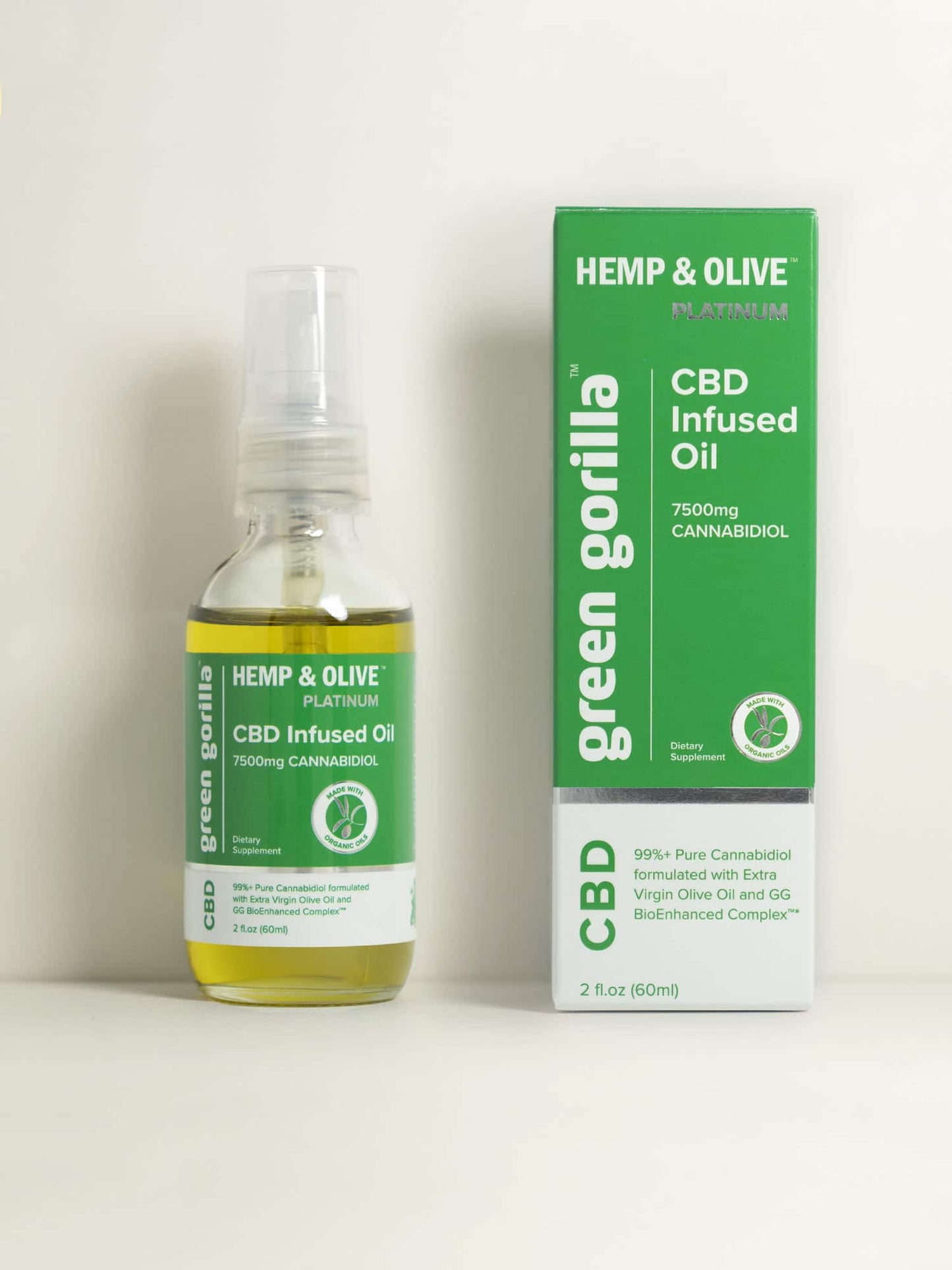 Certified Organic Pure CBD Oil 7500mg