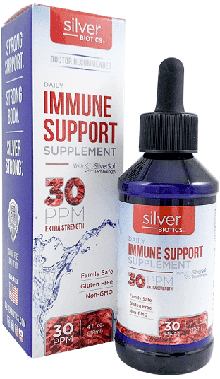 Silver Biotics 30 PPM Extra Strength 4oz Dropper